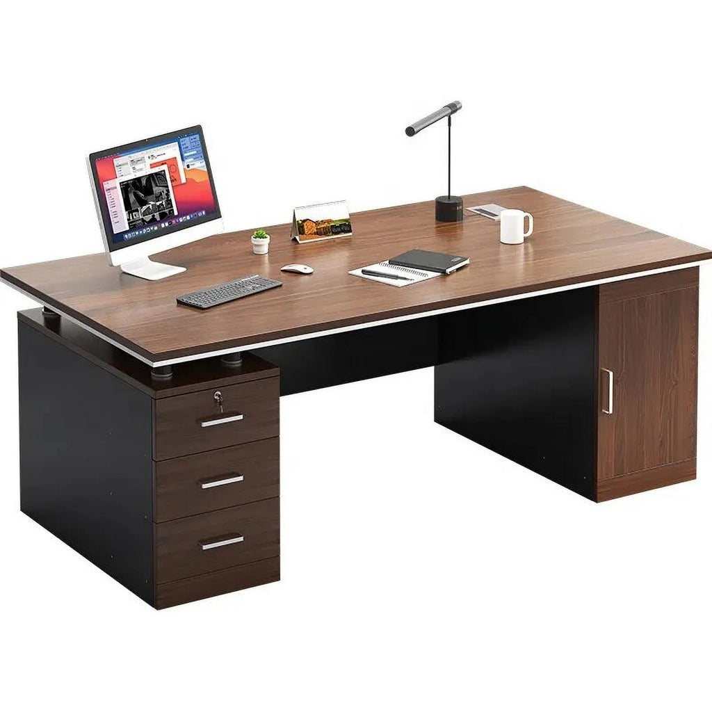 Computer Writing Desk with Drawers C368542