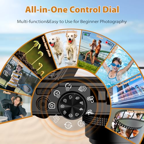 4K 64MP Digital Camera with 18X Digital Zoom K1716