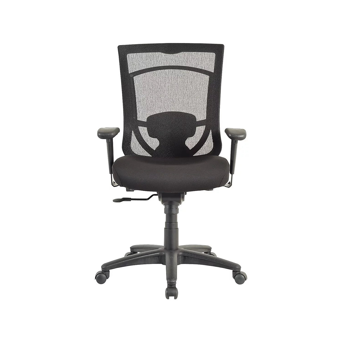 Black Mesh Back Fabric Task Chair V357