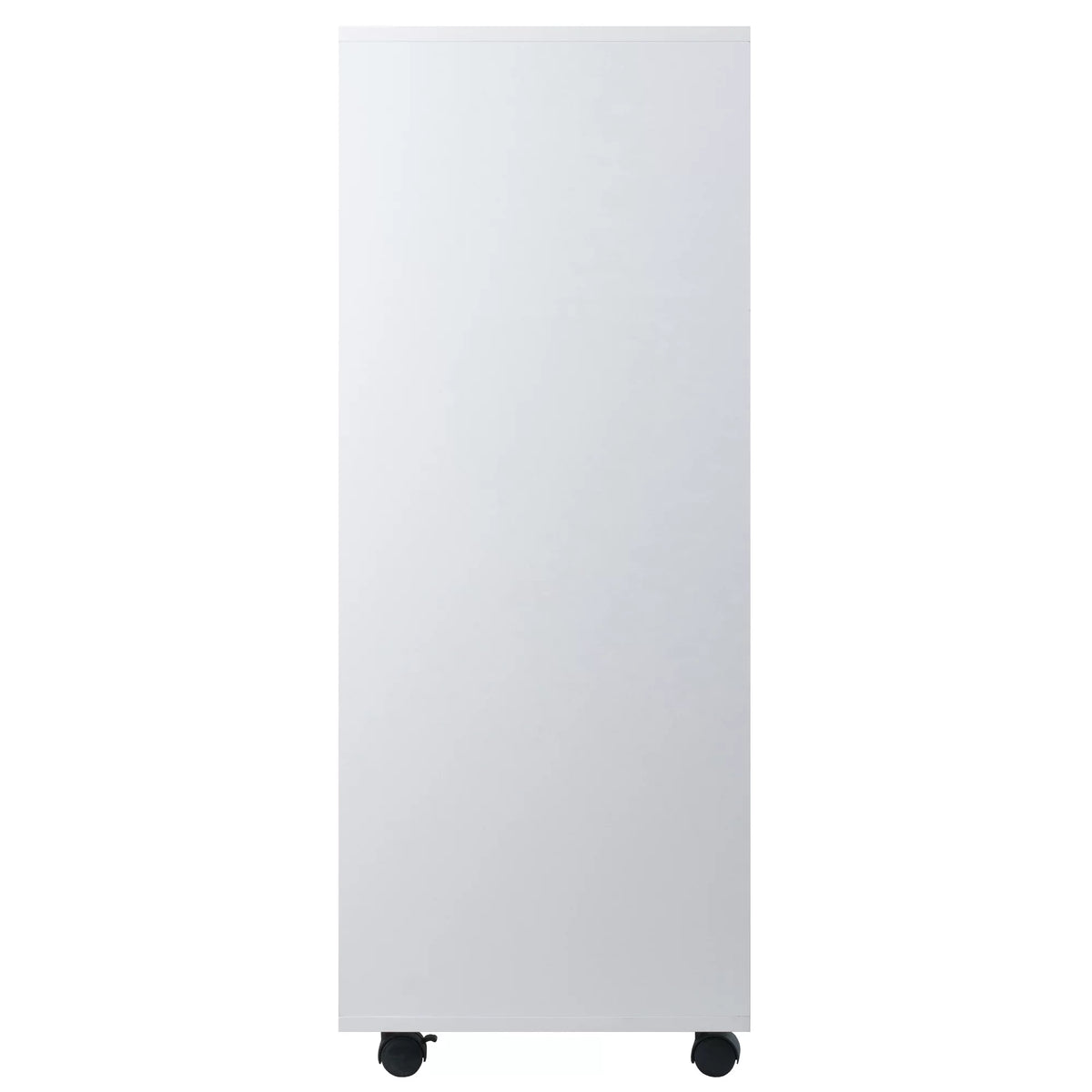 White 5 Drawer Rolling Wood Dresser X644623