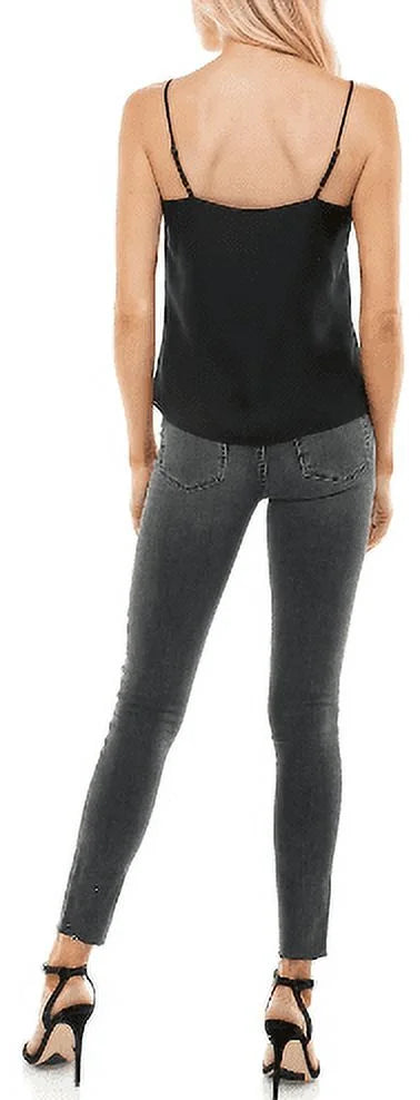 Black Lace Trim Camisole Q18591