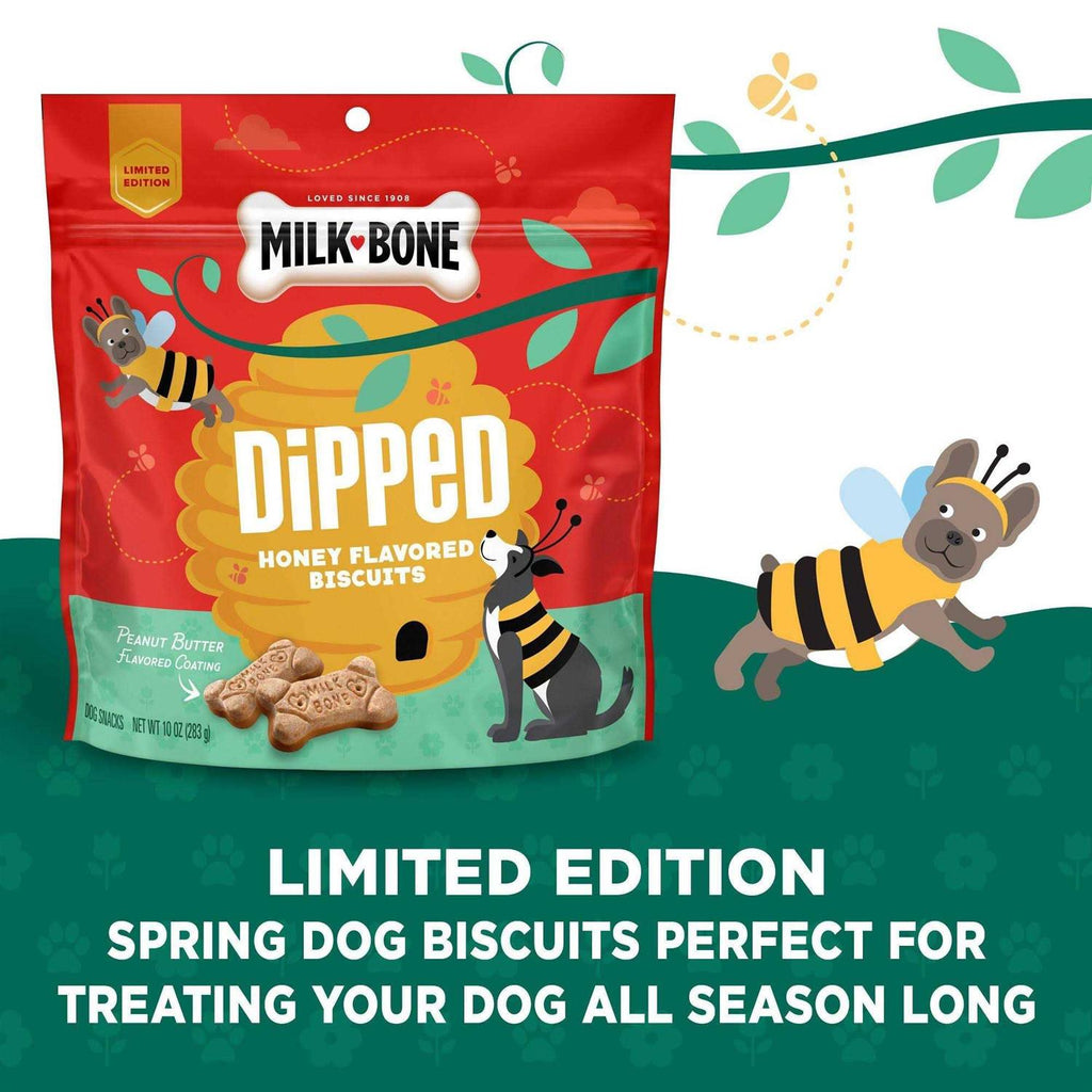 Honey & Peanut Butter Flavored Biscuits Dog Treats I842462
